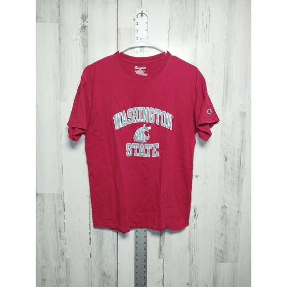 Washington State Cougars Adult Medium Red Tee Shirt - Picture 1 of 4